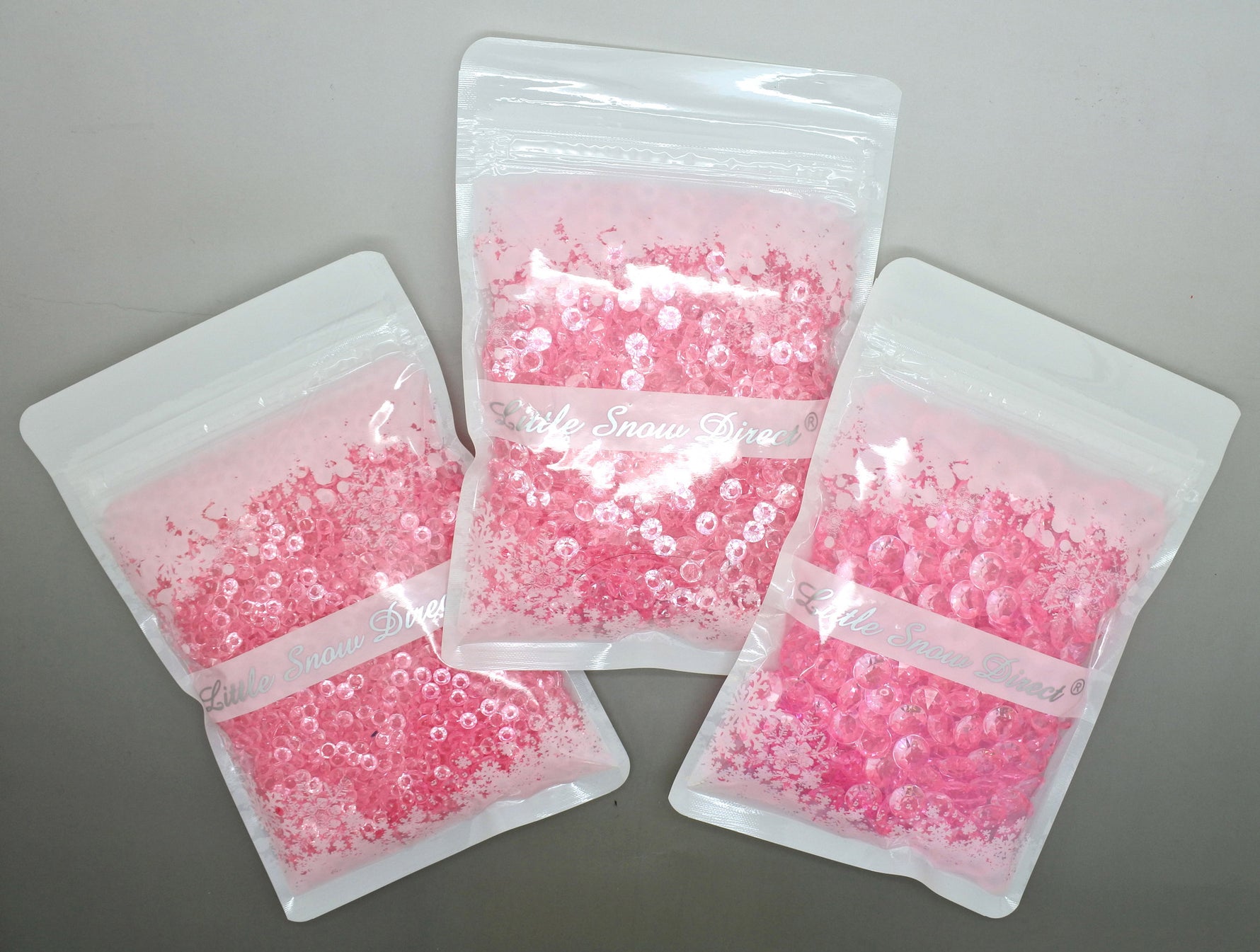 Baby Pink Table Crystal Scatter Diamonds