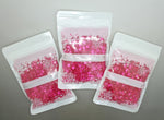 Cerise Table Crystal Scatter Diamonds
