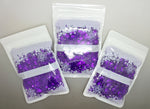 Purple Table Crystal Scatter Diamonds