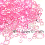 Baby Pink Table Crystal Scatter Diamonds