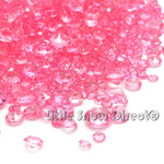 Neon Pink Table Crystal Scatter Diamonds