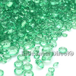 Emerald Green Table Crystal Scatter Diamonds