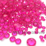 Cerise Table Crystal Scatter Diamonds