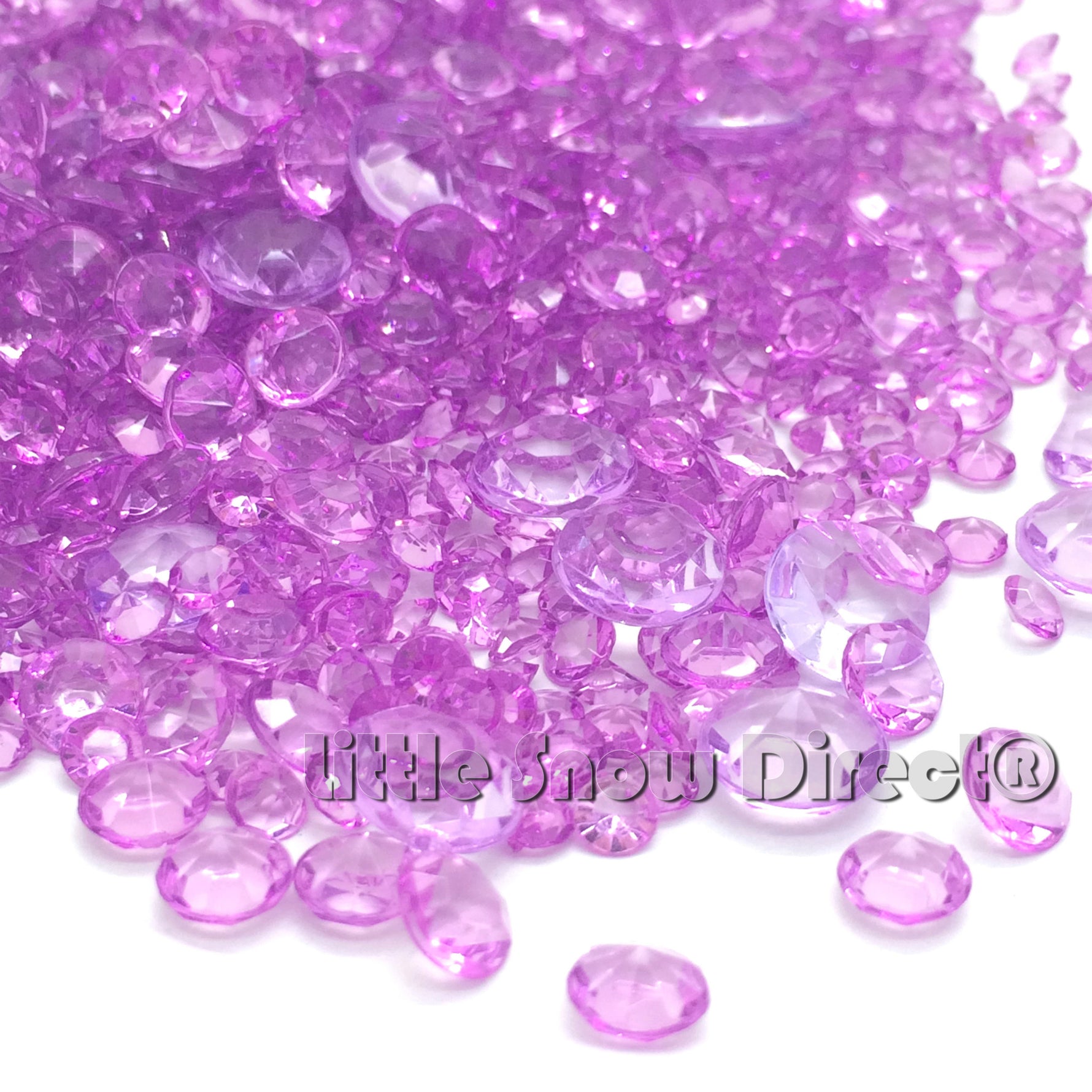 Lilac Table Crystal Scatter Diamonds