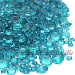 Teal Table Crystal Scatter Diamonds