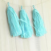 5pcs Tassels Garland Tissue Paper Bunting - Baby Blue