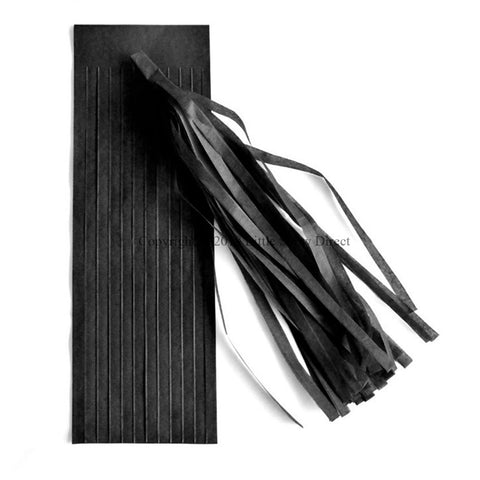 5pcs Tassels Garland Tissue Paper Bunting - Black