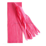 5pcs Tassels Garland Tissue Paper Bunting - Hot Pink