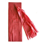 5pcs Tassels Garland Tissue Paper Bunting - Red
