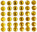 Yellow Gold Self-Adhesive Stick On Rhinestone Gems (200pcs)