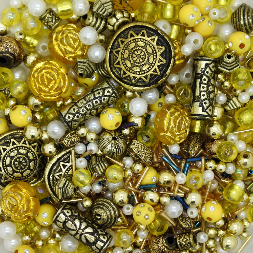 Yellow Gold Jewellery Making Mixed Beads