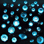 Turquoise Table Crystal Scatter Diamonds