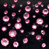Neon Pink Table Crystal Scatter Diamonds