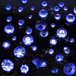 Royal Blue Table Crystal Scatter Diamonds