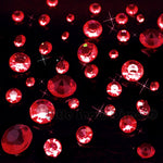 Dark Red Table Crystal Scatter Diamonds