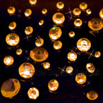 Yellow Gold Table Crystal Scatter Diamonds